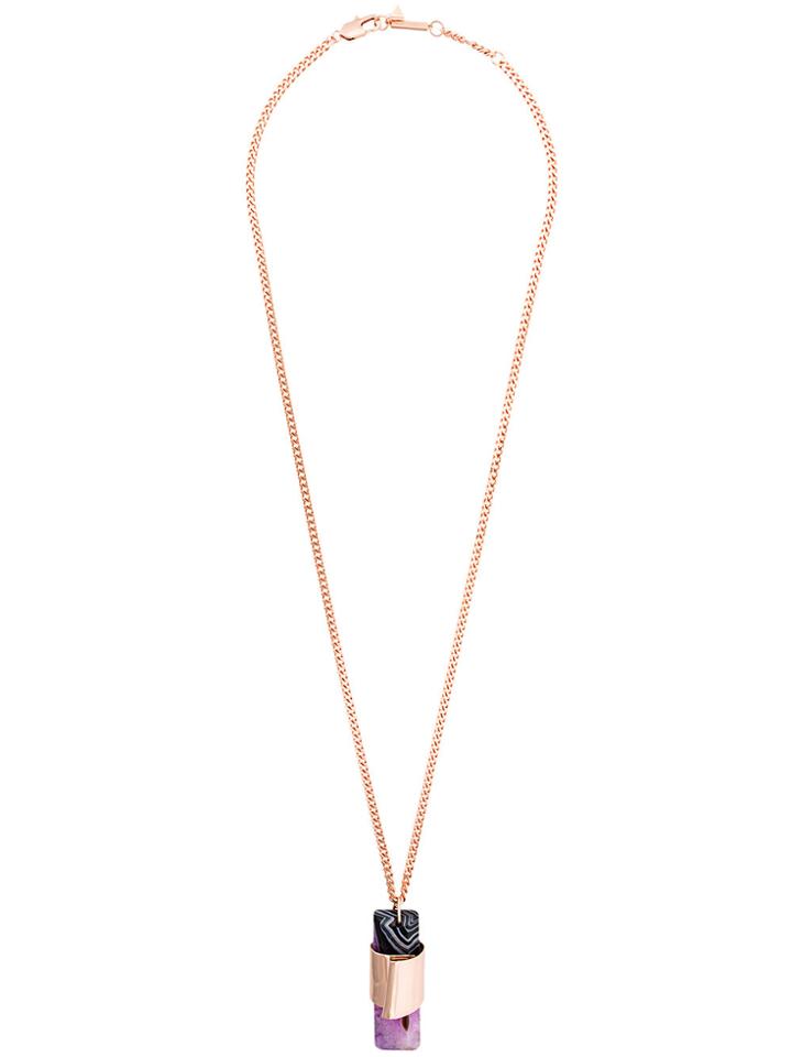 Coup De Coeur Gate Stone Necklace - Multicolour