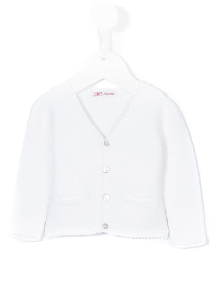 Amaia - Sous Marin Cardigan - Kids - Cotton - 24 Mth, White