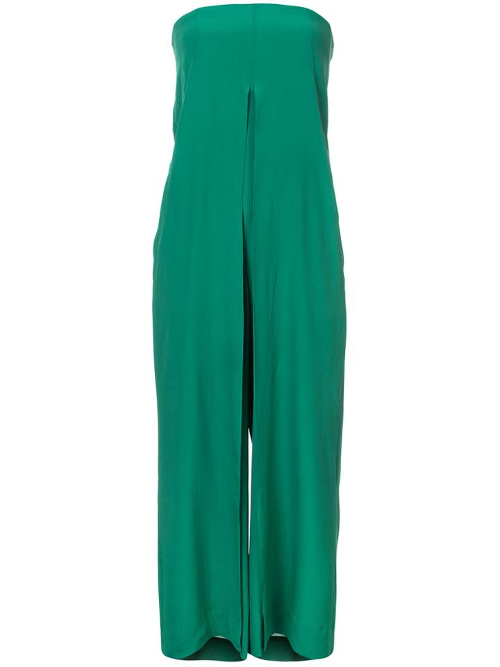 Cédric Charlier Strapless Gown - Green