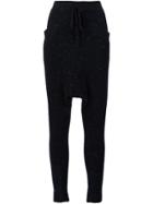 Baja East Cashmere Harem Trousers - Black