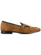 Leqarant Monk Strap Loafers - Brown
