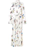 Solace London Botanical Print Maxi Dress - White