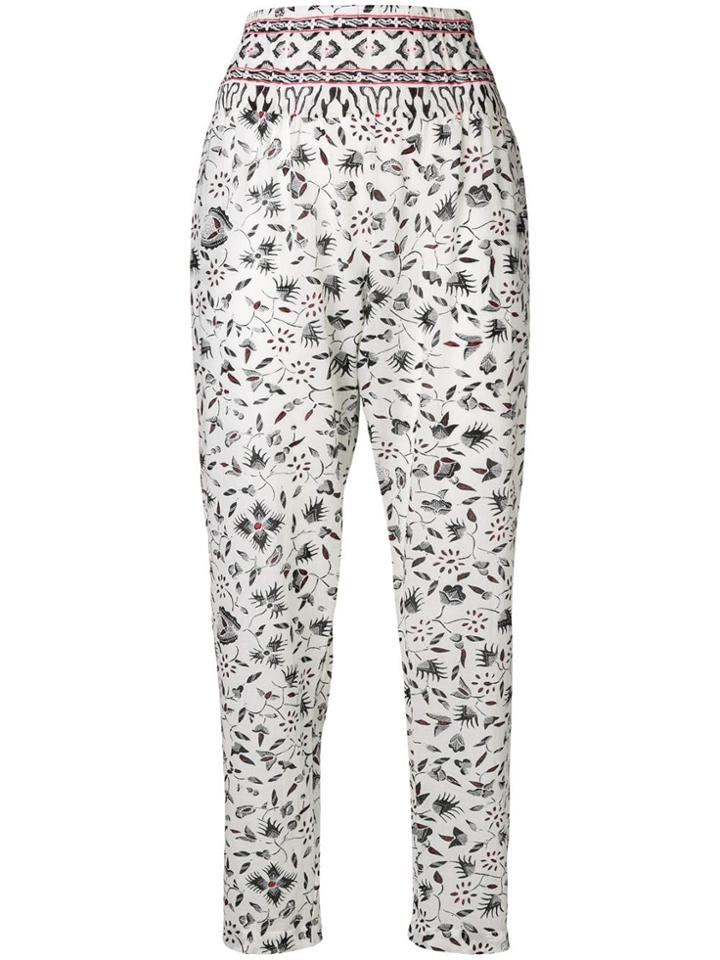 Xirena Floral Print Trousers - White