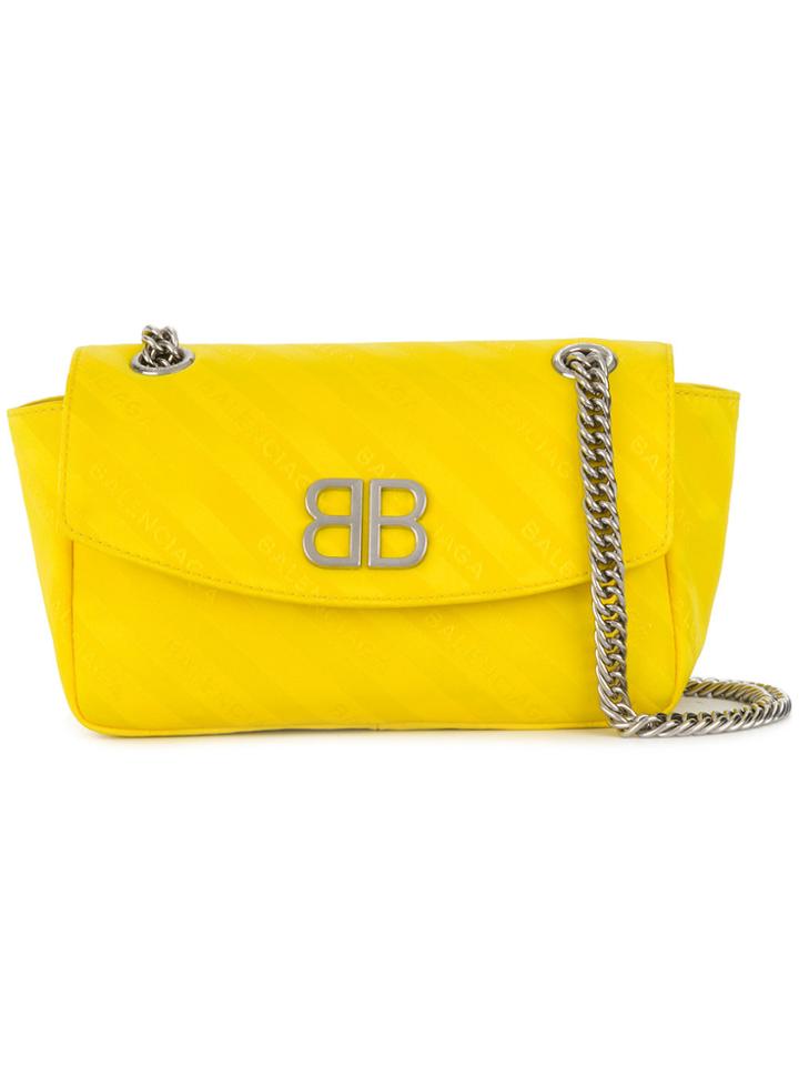Balenciaga Bb Round S - Yellow & Orange