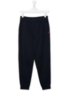 Ralph Lauren Kids Teen Embroidered Logo Track Pants - Blue