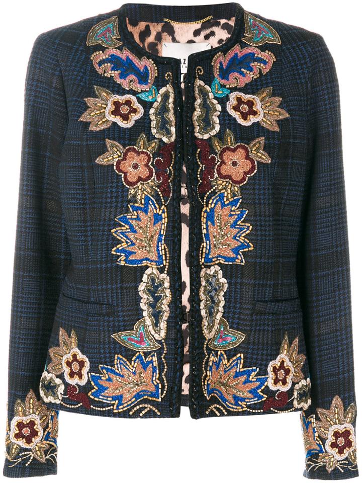 Bazar Deluxe Embroidered Jacket - Blue