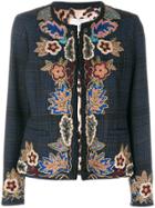 Bazar Deluxe Embroidered Jacket - Blue