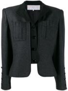 Nina Ricci Pre-owned 1980's Structured Military Jacket - Grey