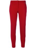 Twin-set Cropped Skinny Trousers - Red