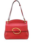 Oscar De La Renta Flap Shoulder Bag - Red