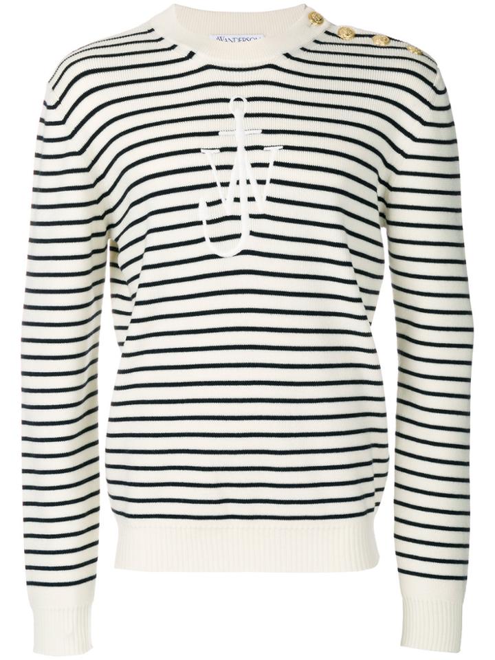 Jw Anderson Nautical Knit Sweater - White