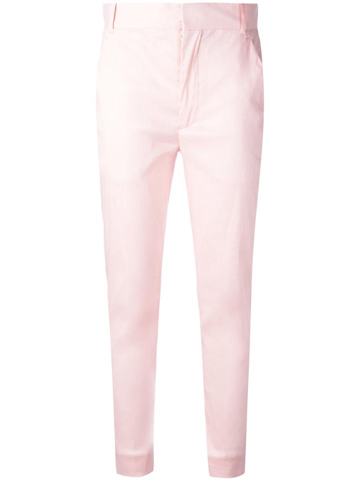 Haider Ackermann Mercure Cropped Trousers - Pink & Purple