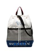 Maison Kitsuné X Ader Drawstring Backpack - Multicolour