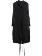 Masnada Hooded Parka Coat - Black
