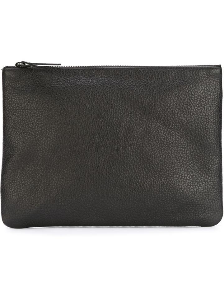 Soulland 'magdalene' Clutch, Men's, Black, Leather