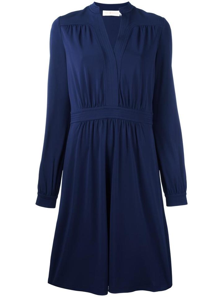 Tory Burch 'valentina' Dress, Women's, Size: Medium, Blue, Polyester/viscose