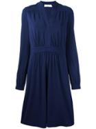 Tory Burch 'valentina' Dress, Women's, Size: Medium, Blue, Polyester/viscose