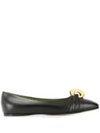 Gucci Half Moon Gg Flat Pumps - Black
