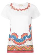 Valentino 'rockstud Star Stripes' T-shirt - White