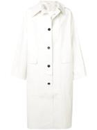 Kassl Oversized Trench Coat - White