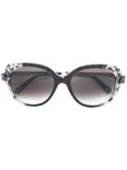 Cartier 'panthère Wild' Sunglasses - Black
