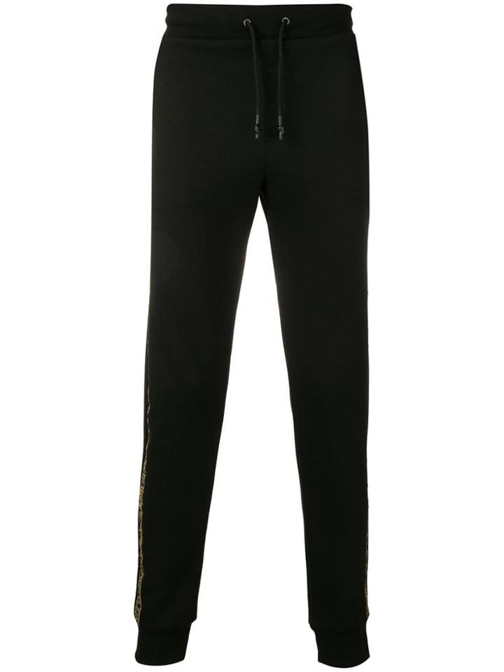 Plein Sport Side Stripe Track Pants - Black