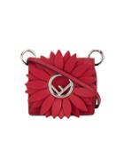 Fendi Micro Red Leather Kan I F Bag