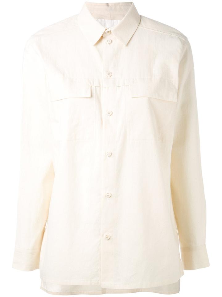Toogood - The Farmer Shirt - Women - Cotton - 1, Nude/neutrals, Cotton