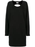 Faith Connexion Backless Sweatshirt Dress - Black