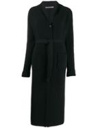 Transit Tie-waist Cardi Coat - Black