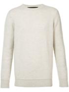 The Elder Statesman - Round Neck Jumper - Unisex - Cashmere - Xxs, White, Cashmere
