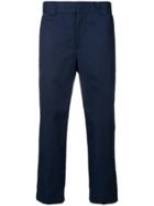Msgm Classic Chino Trousers - Blue