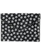 Rebecca Minkoff Star Print Envelope Clutch Bag - Black