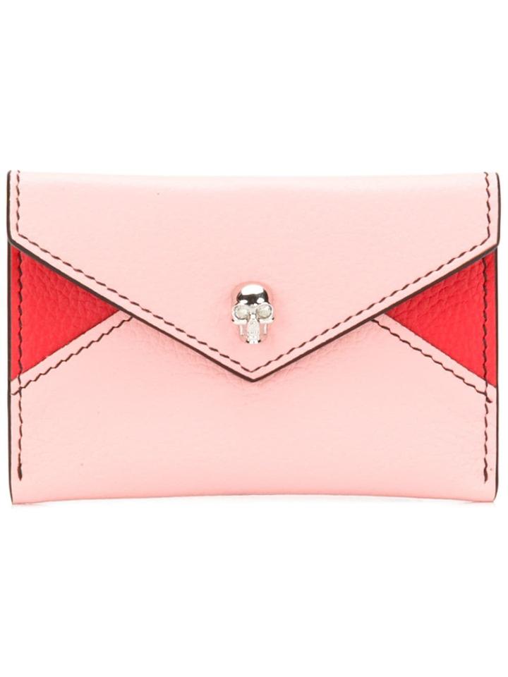 Alexander Mcqueen Skull Cardholder Wallet - Pink