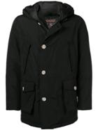 Woolrich Cargo Pocket Hooded Jacket - Black