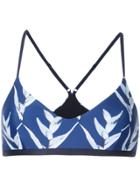 The Upside Day Lilies Print Top - Blue
