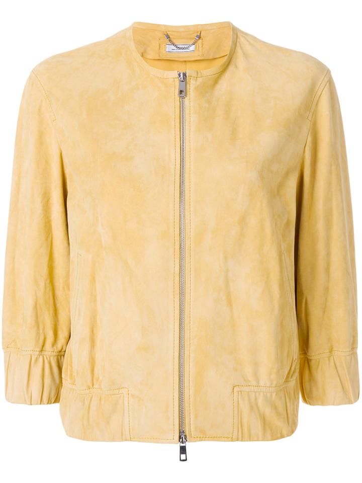 Desa Collection Bomber Jacket - Yellow & Orange
