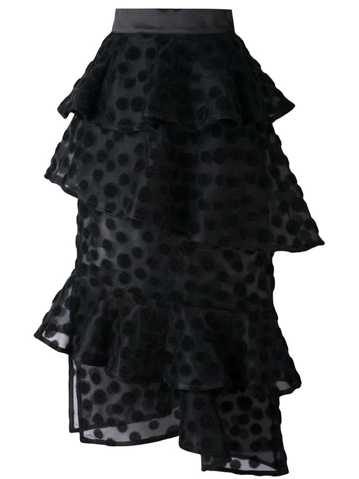 House Of Holland Layered Spotted Skirt