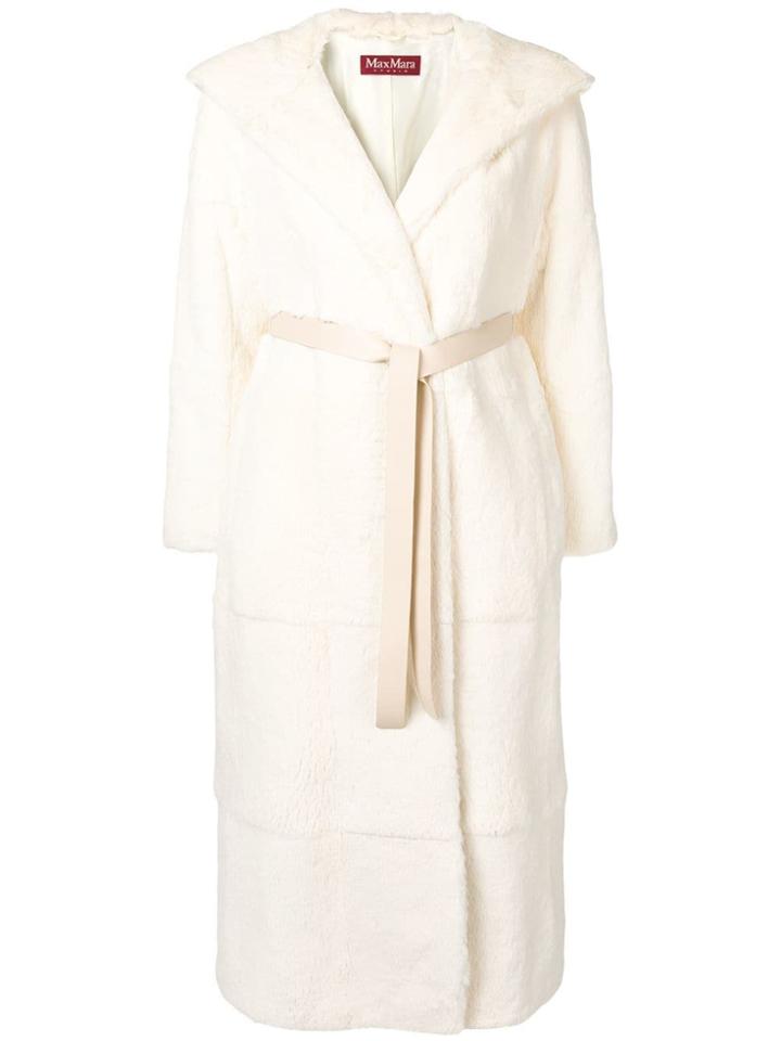 Max Mara Studio Gitano Coat - White