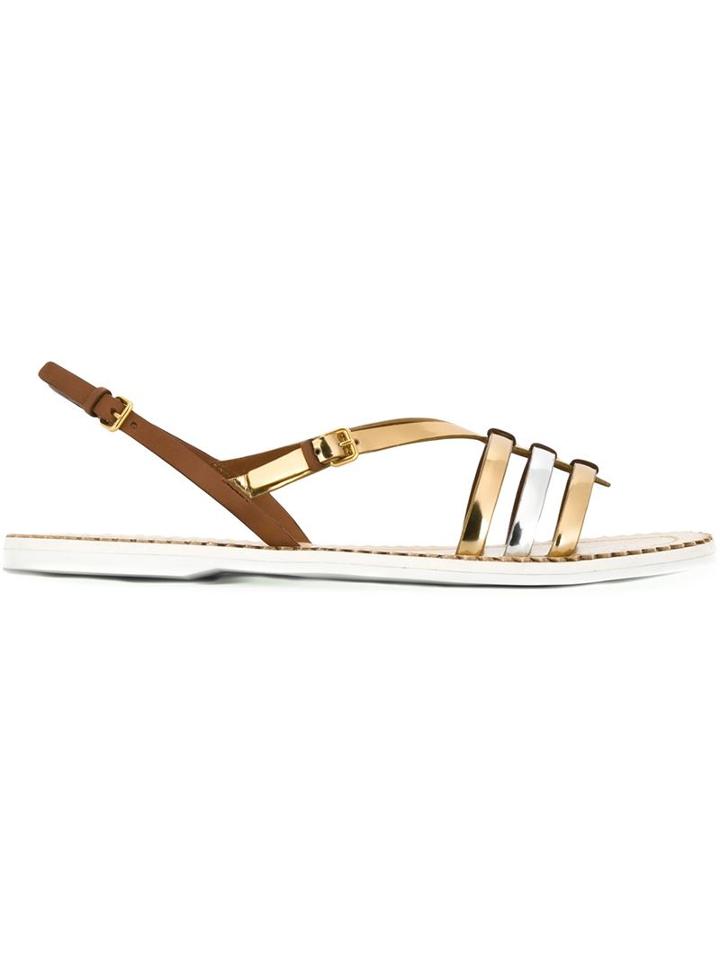 Car Shoe Strappy Flat Sandals