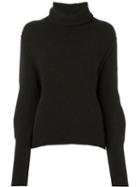 Isabel Benenato Roll Neck Jumper, Women's, Size: 40, Brown, Polyamide/spandex/elastane/yak/merino