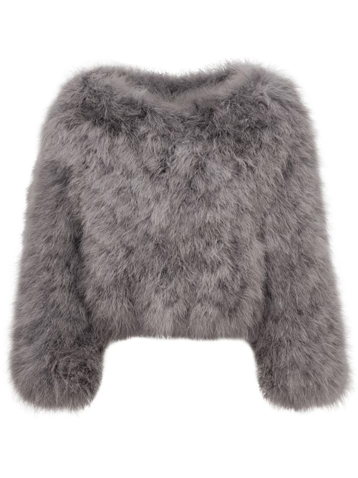 Prada Feather Jacket - Grey