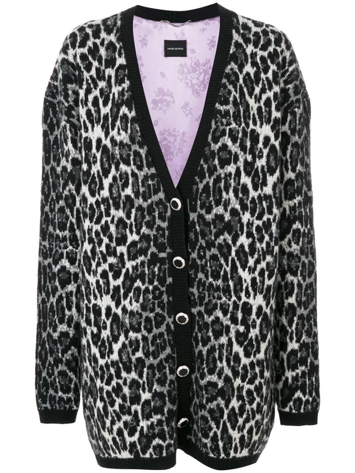 Magda Butrym Animalier Cardigan - Grey