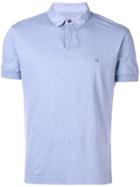 Cp Company Branded Polo Shirt - Purple