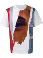 Juun.j Multi-print T-shirt, Men's, Size: 48, White, Cotton/rayon