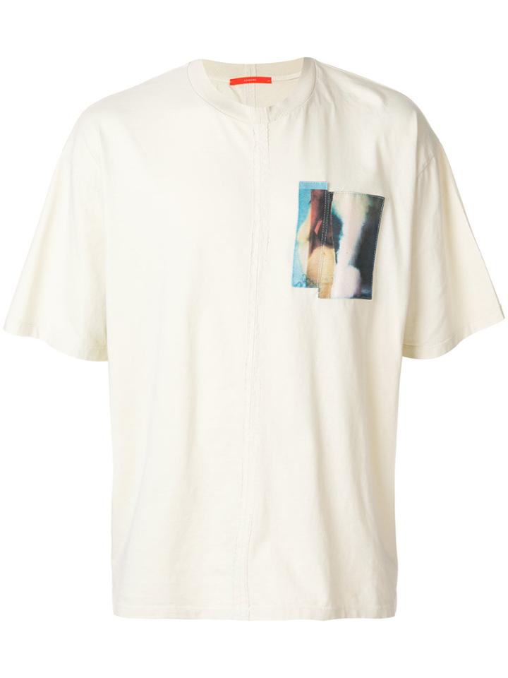 Komakino Print Detail T-shirt - White