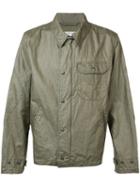 Engineered Garments - Chest Pocket Jacket - Men - Linen/flax - L, Green, Linen/flax