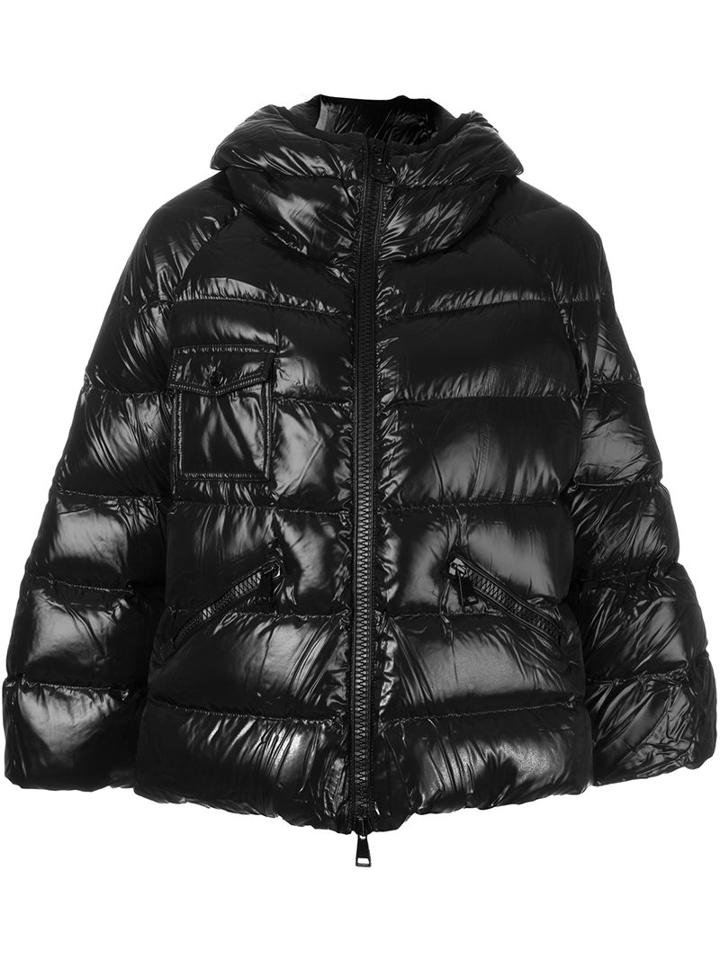 Moncler 'agnes' Padded Jacket, Women's, Size: Small, Black, Feather Down/polyamide