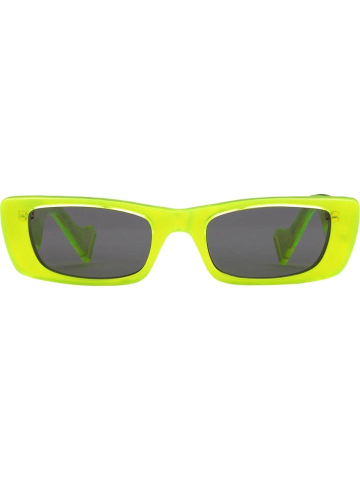 Gucci Eyewear Rectangular Frame Sunglasses - Yellow