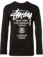 Stussy 'world Tour' Long Sleeve T-shirt